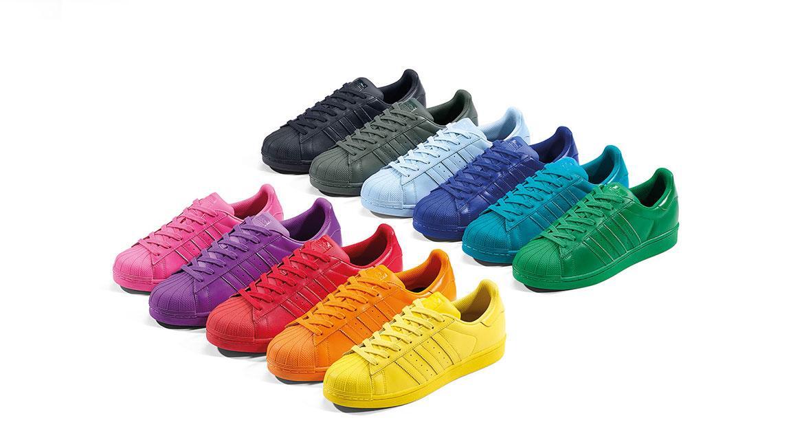 応援ファレル adidas Originals x Pharrell Superstar Supercolor 